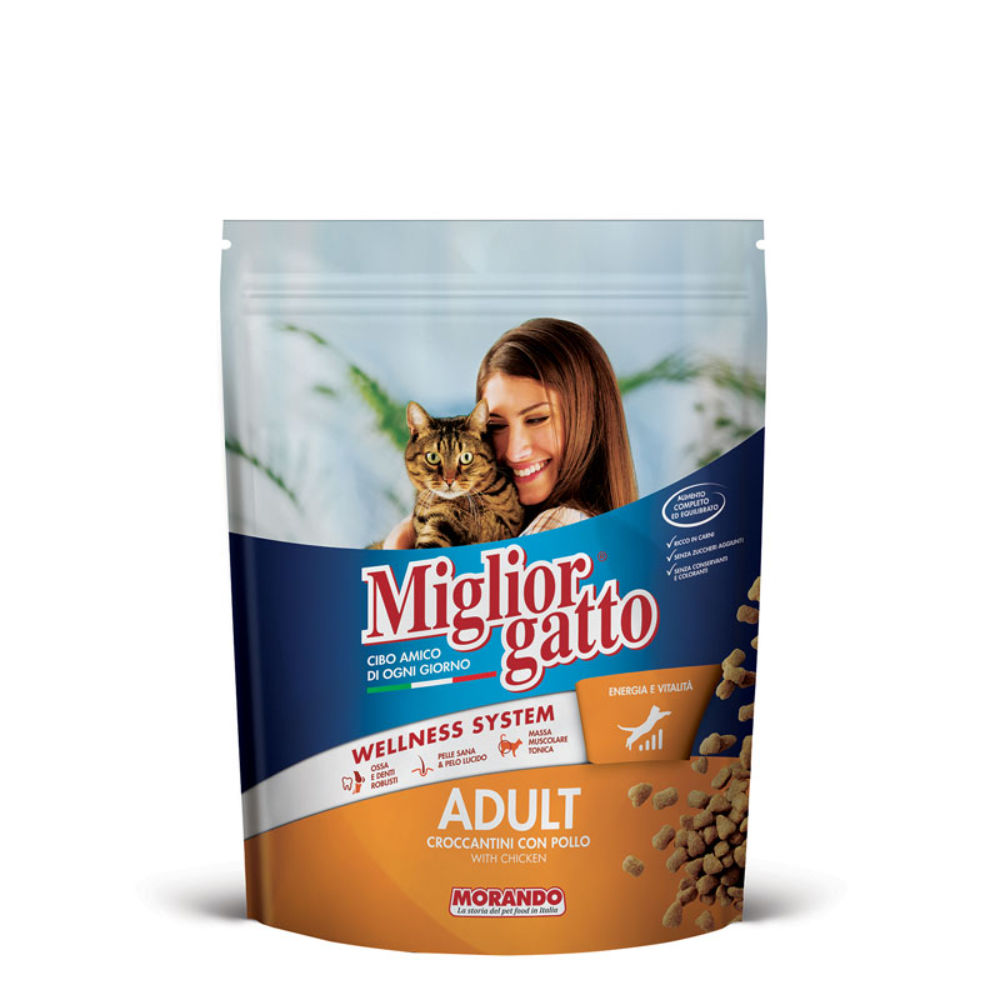 Migliorgatto - Adult Croccantini con Pollo - 400gMorando