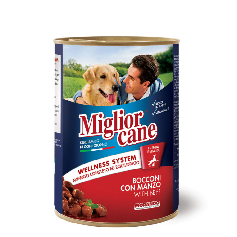 Migliorcane - Bocconi con Manzo - 405gMiglior Cane