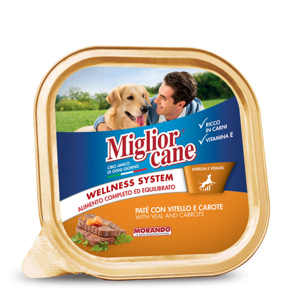 Migliorcane - Patè con Vitello e Carote - 300gMorando
