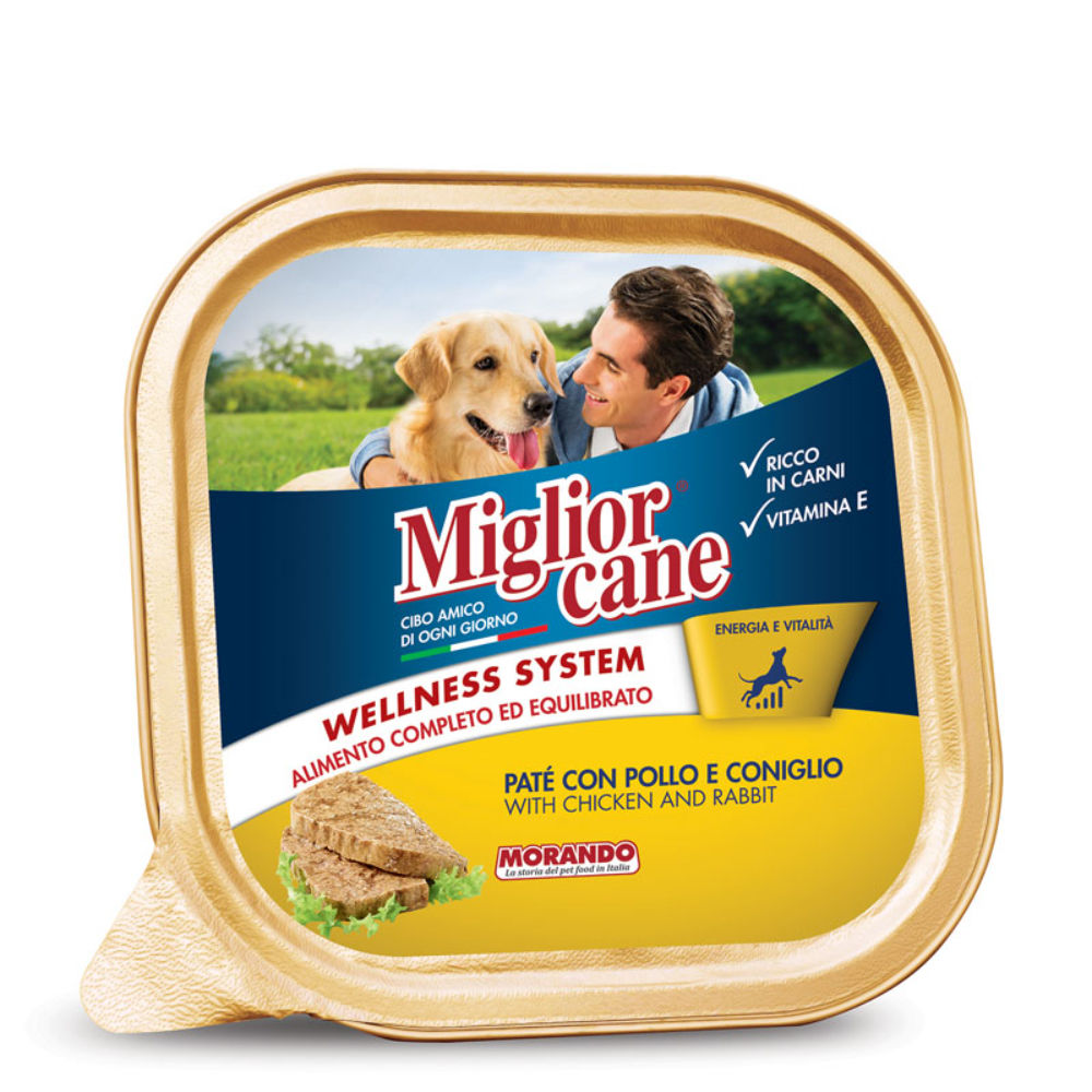 Migliorcane - Patè con Coniglio e Pollo - 300gMorando