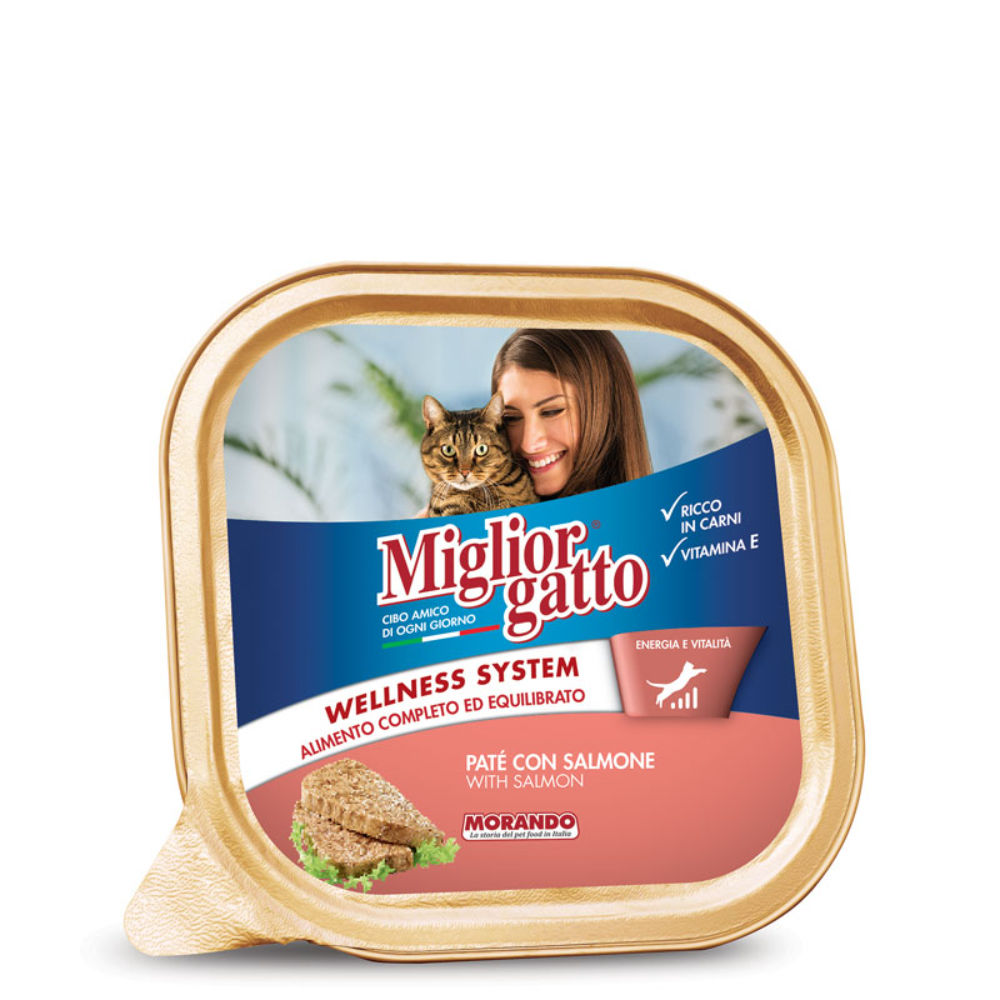 Migliorgatto - Patè con Salmone - 100gMorando