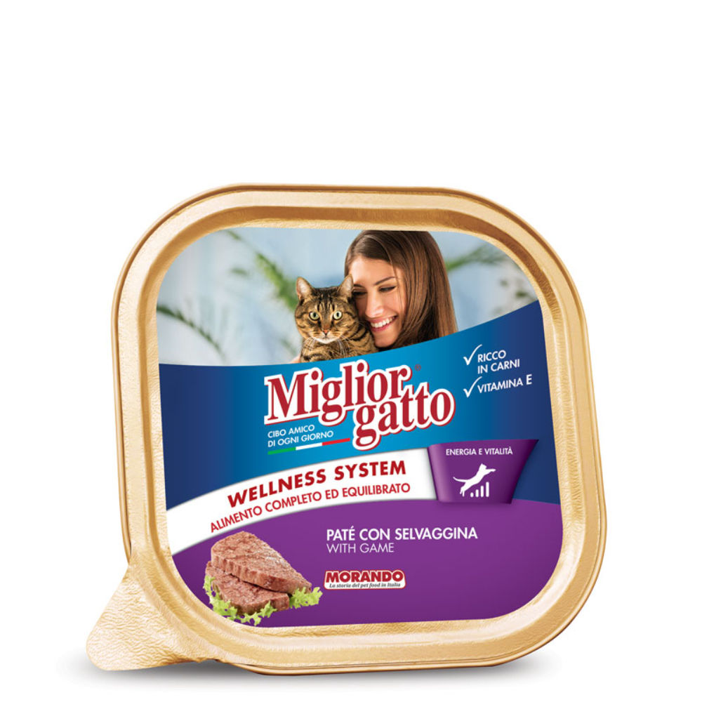 Migliorgatto - Patè con Selvaggina - 100gMorando