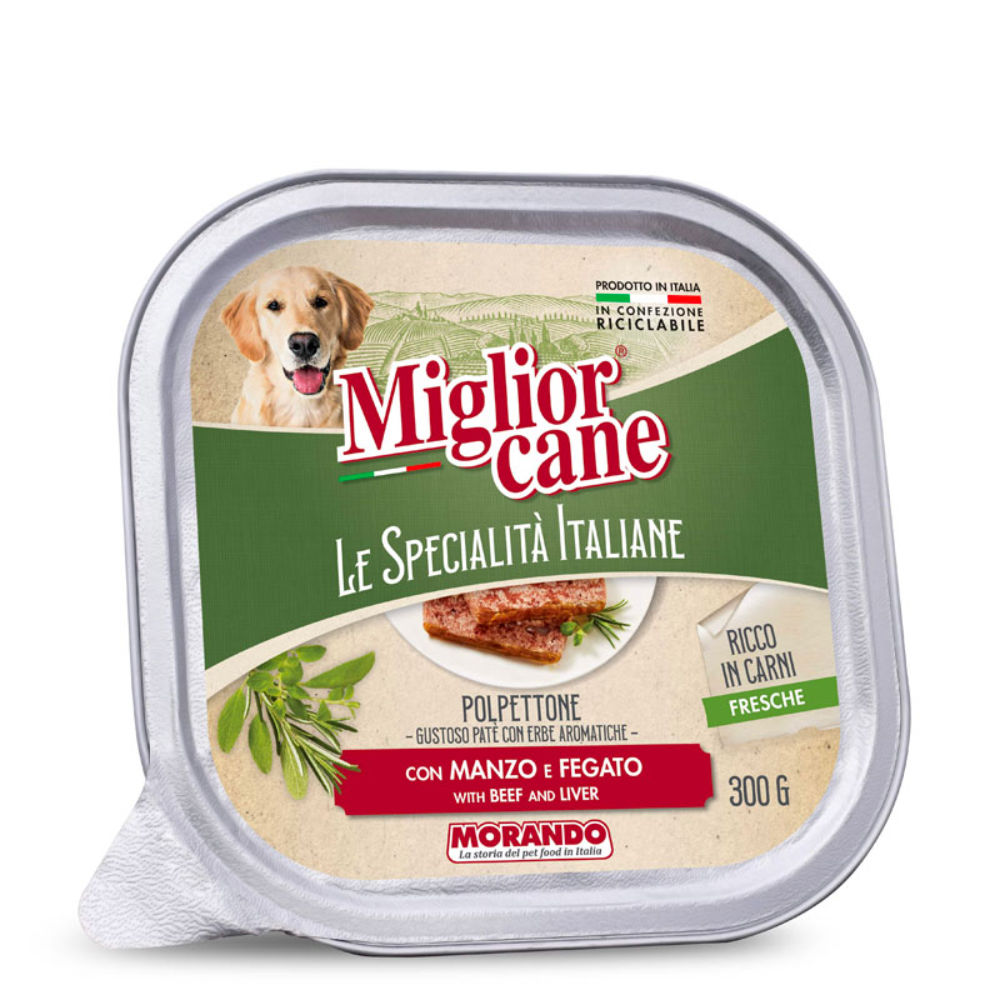 Migliorcane - Polpettone Patè Manzo e Fegato - 300gMorando