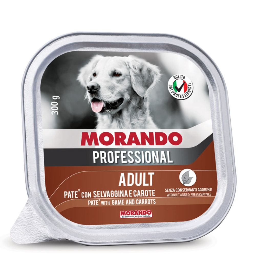 Morando Professional - Adult Patè Selvaggina e Carota - 300gMorando
