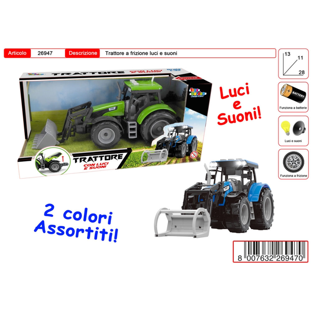 MEZZI AGRICOLI TRATTORE CON PALAToys Garden