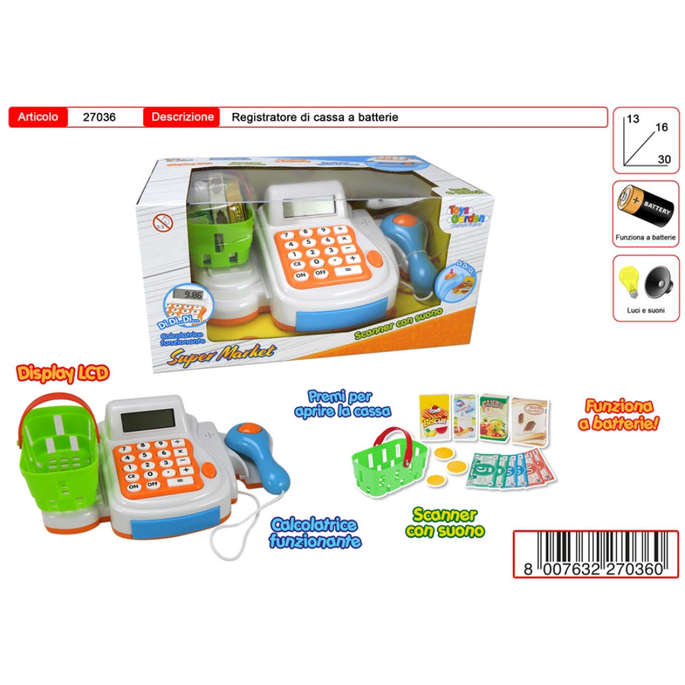 REGISTRATORE CASSA DISPLAY LDCToys Garden