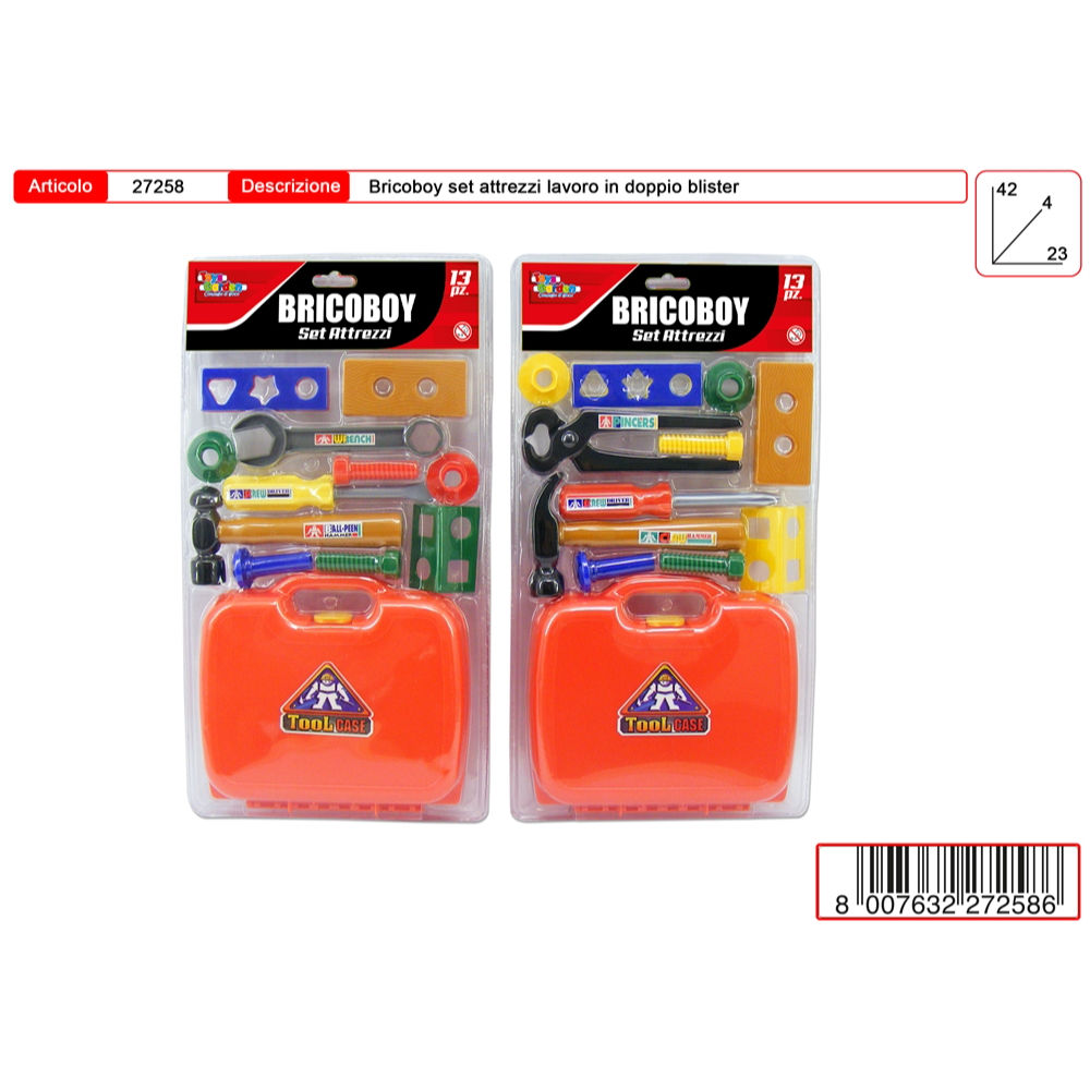 BRICOBOY VALIGETTA FAI DA TE 13PZToys Garden
