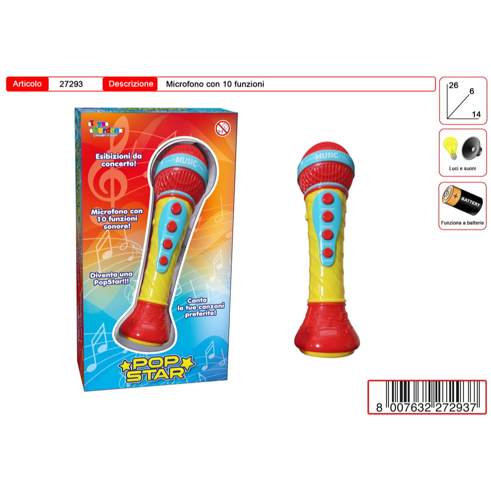 POP STAR MICROFONOToys Garden