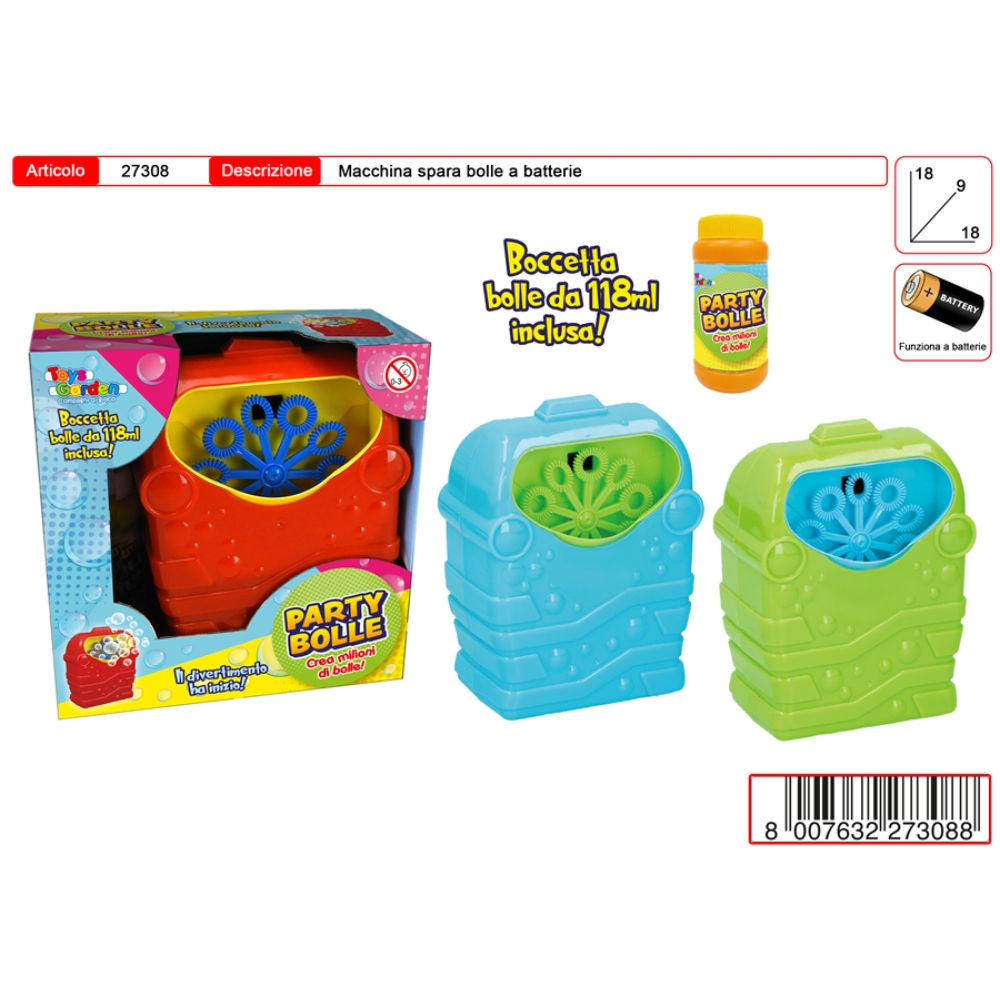 MACCHINA PER BOLLEToys Garden