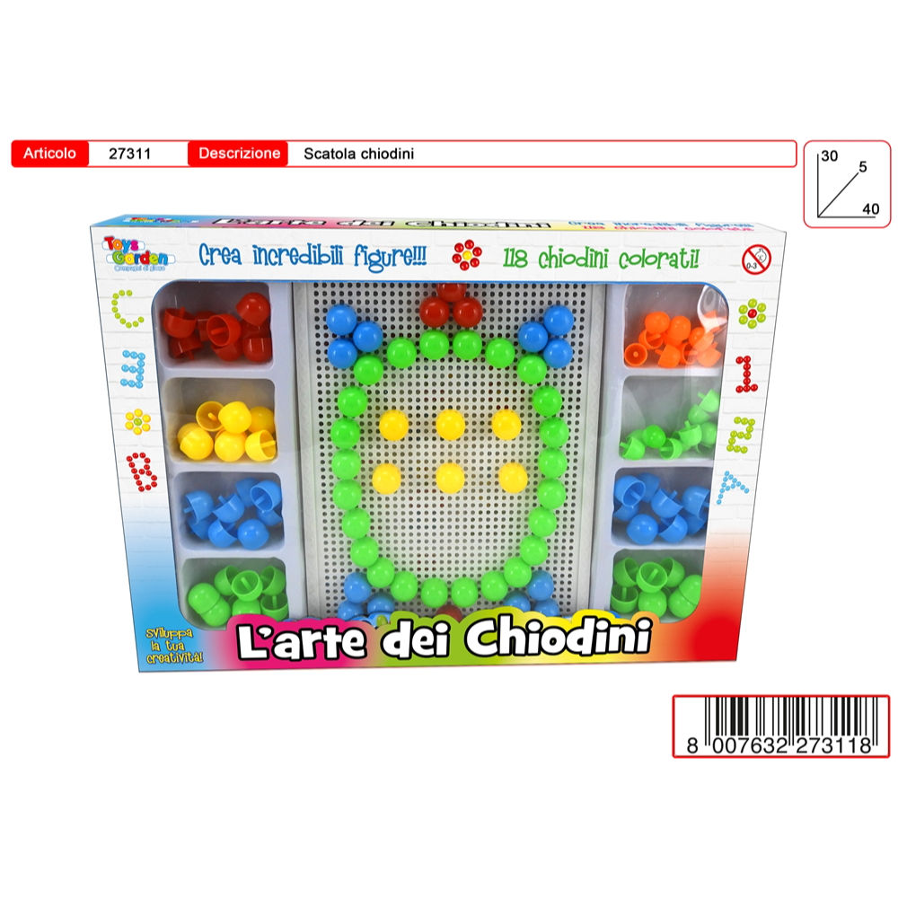SET CHIODINI PER DISEGNAREToys Garden