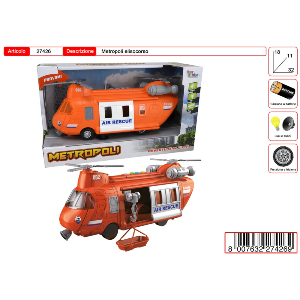 METROPOLI ELISOCCORSO AIR RESCUEToys Garden