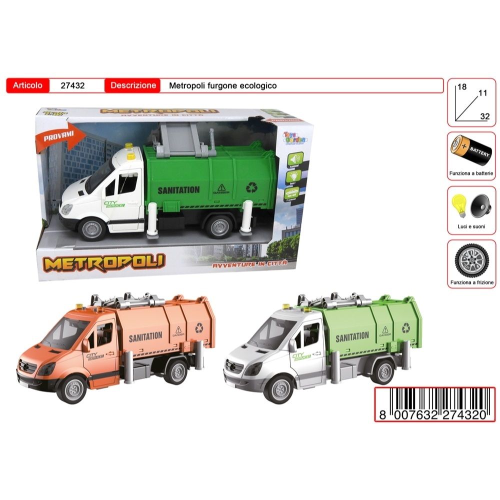 METROPOLI FURGONE ECOLOGICOToys Garden