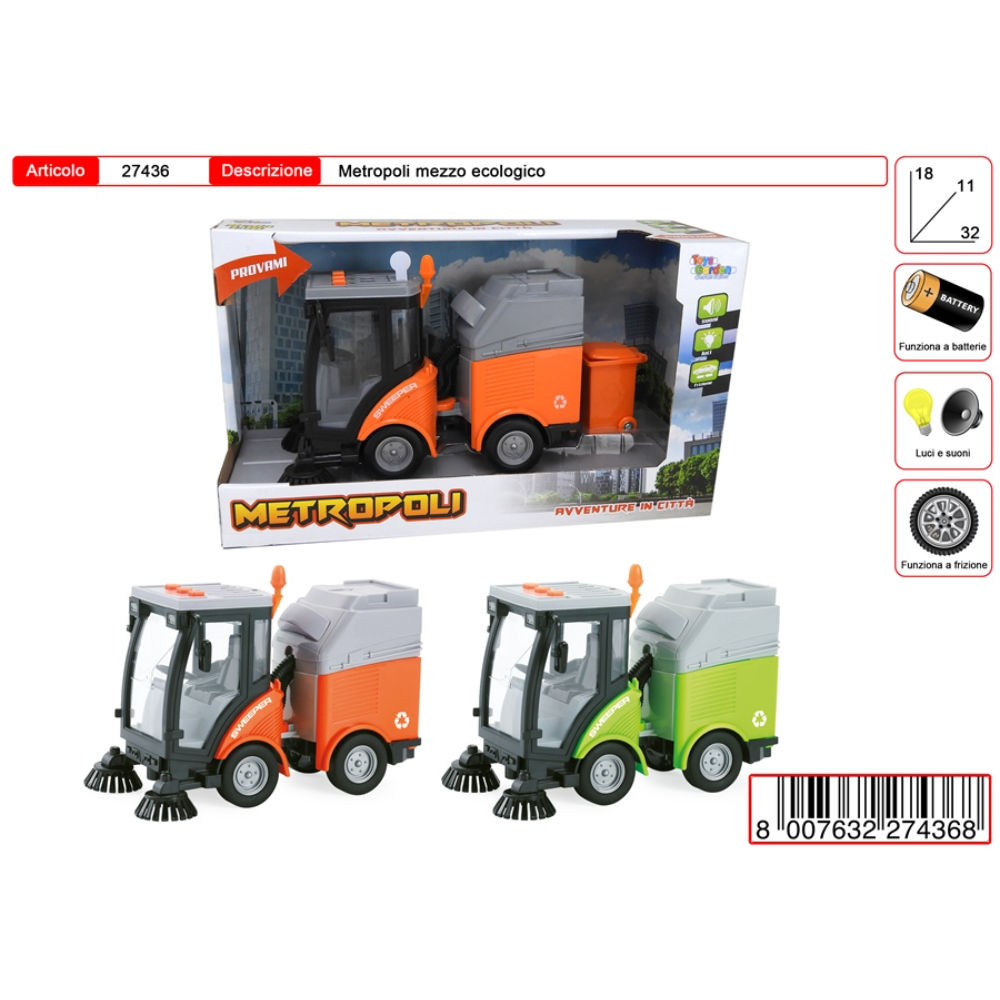 METROPOLI SPAZZATRICE STRADALEToys Garden
