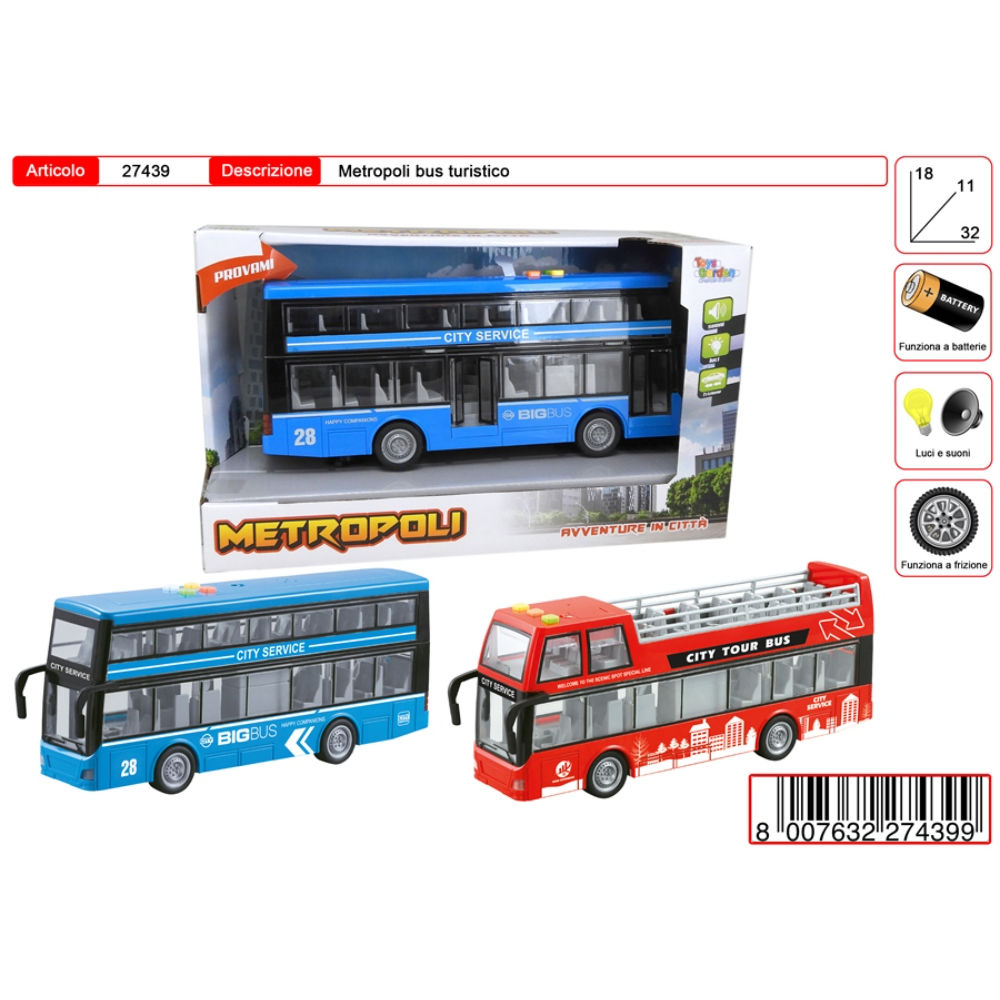 METROPOLI BUS TURISTICOToys Garden