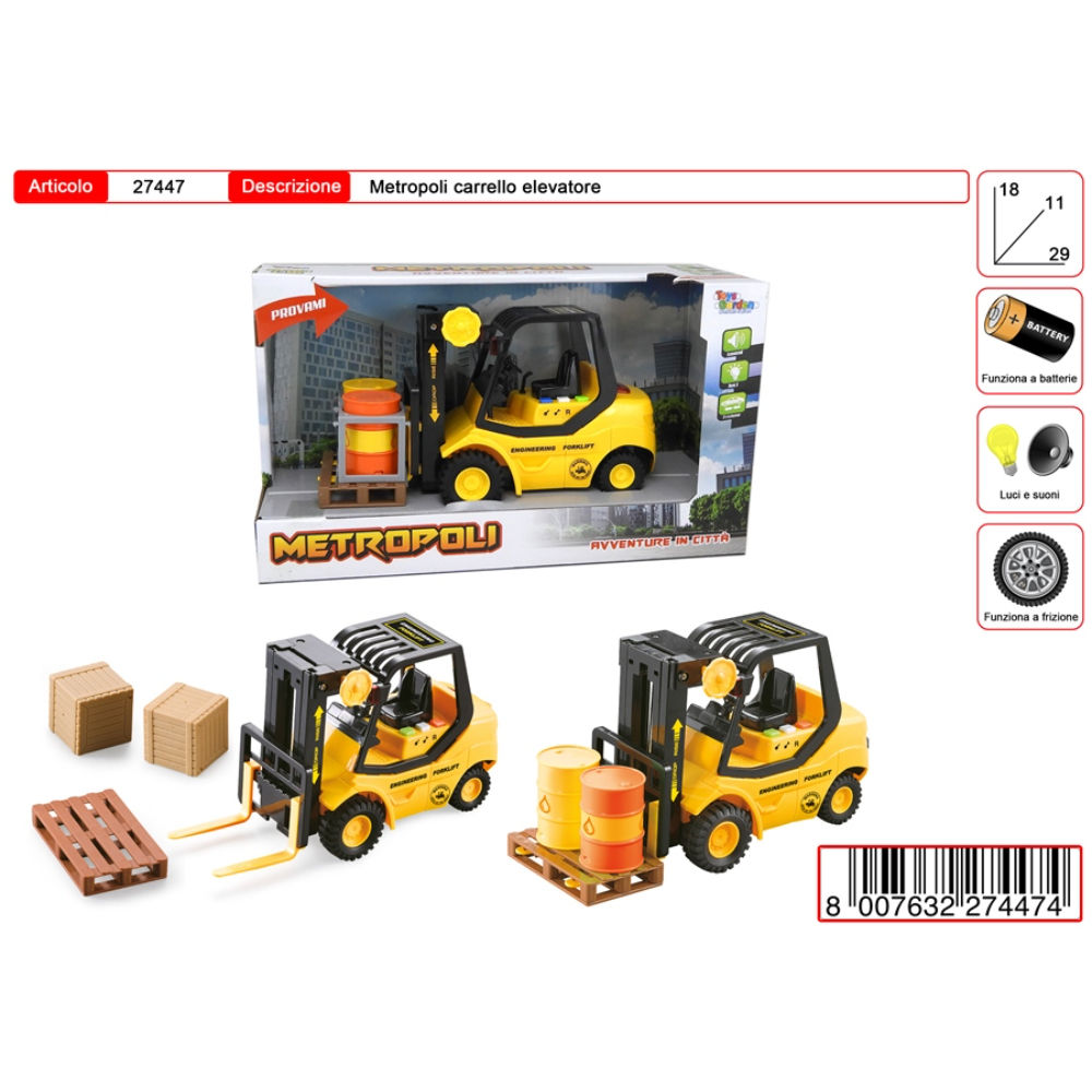 METROPOLI CARRELLO ELEVATOREToys Garden