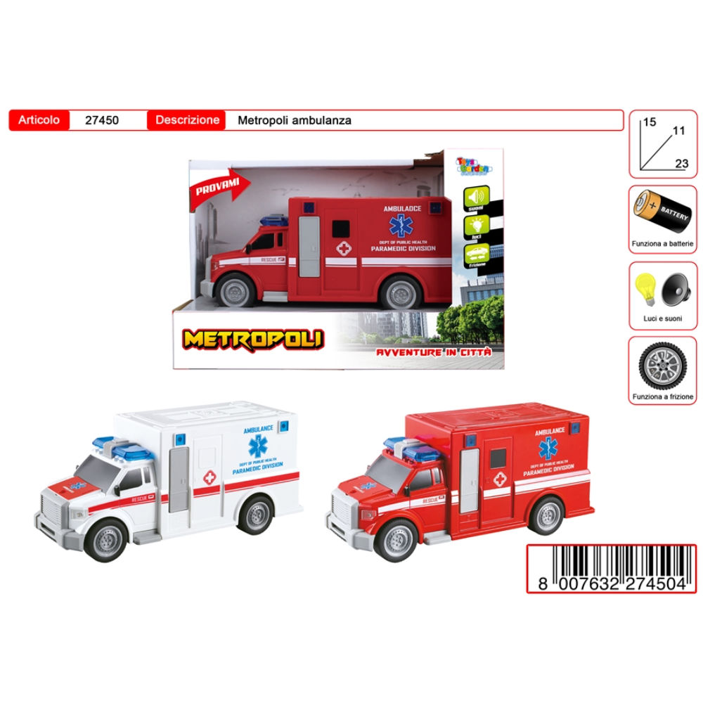 METROPOLI AMBULANZA 1:20Toys Garden