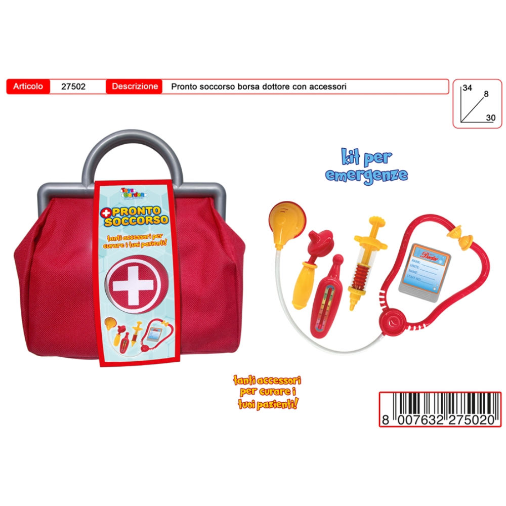 BORSA DOTTORE PRONTO SOCCORSOToys Garden