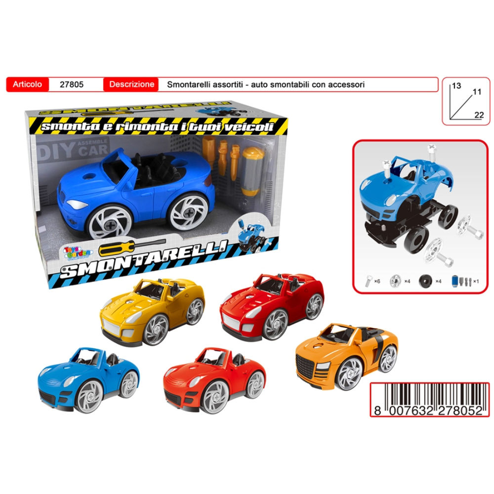 SMONTARELLI AUTO SMONTABILEToys Garden