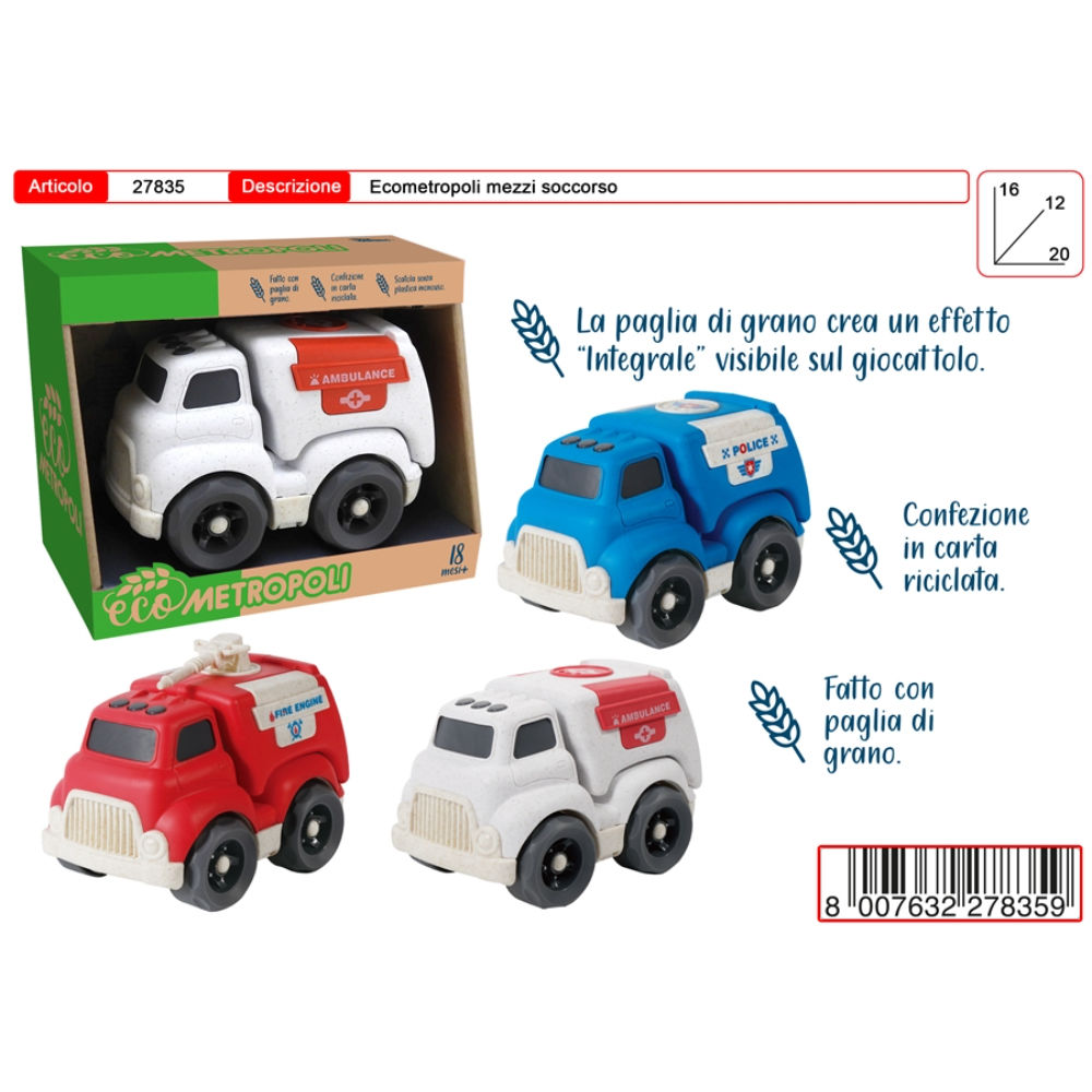 ECOMETROPOLI MEZZI DI SOCCORSOToys Garden