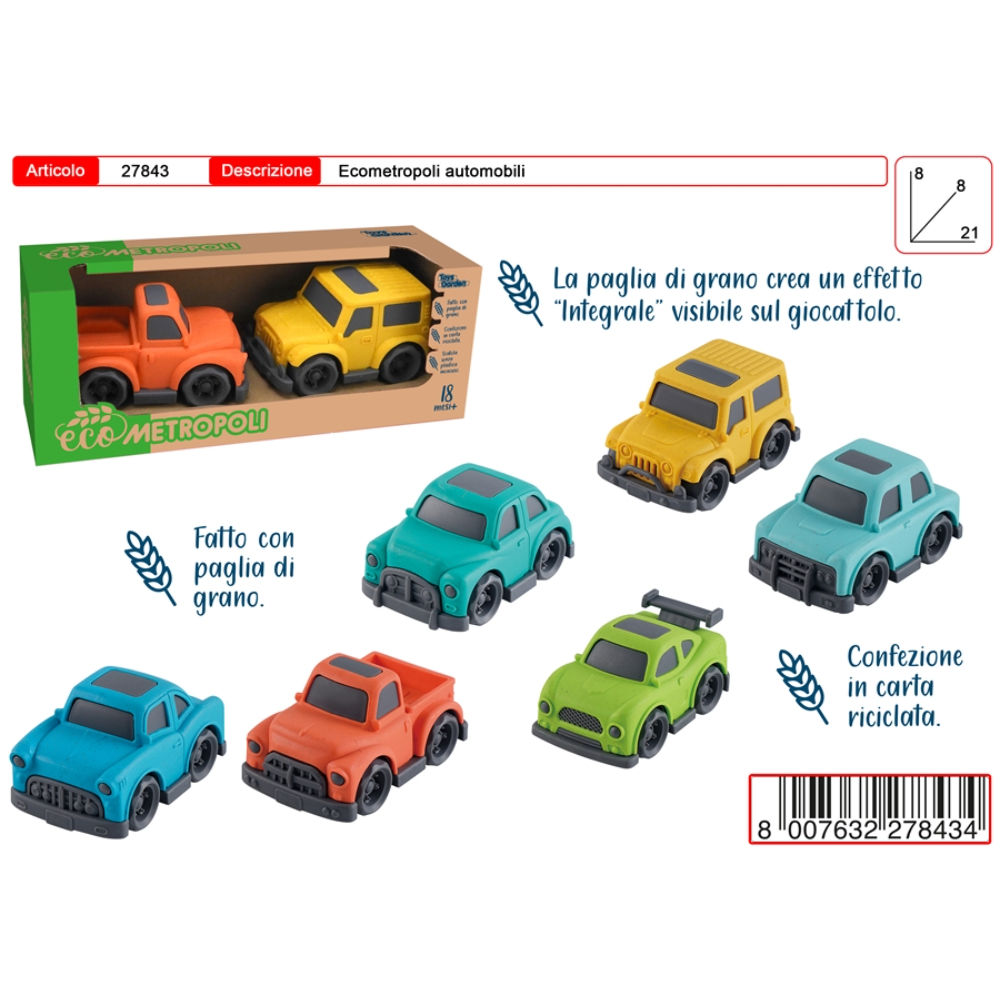 ECOMETROPOLI COPPIA AUTOToys Garden