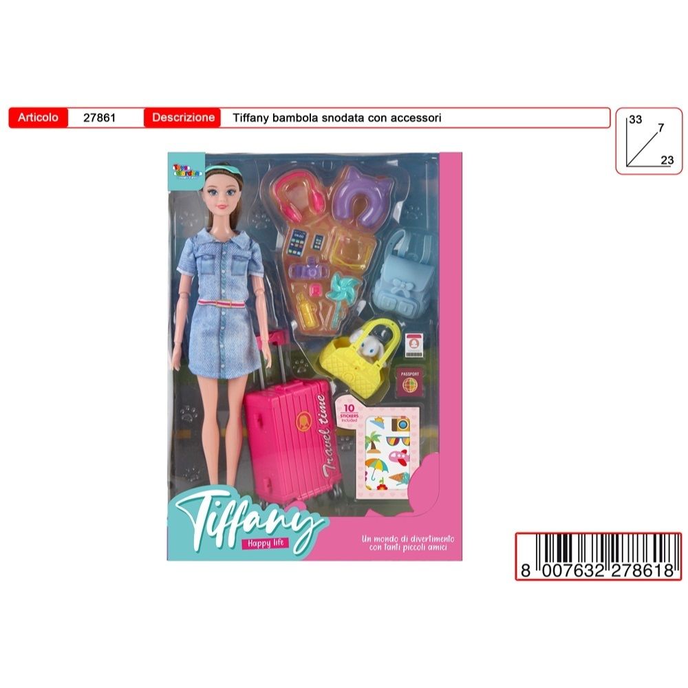 TIFFANY BAMBOLA HOLIDAYToys Garden