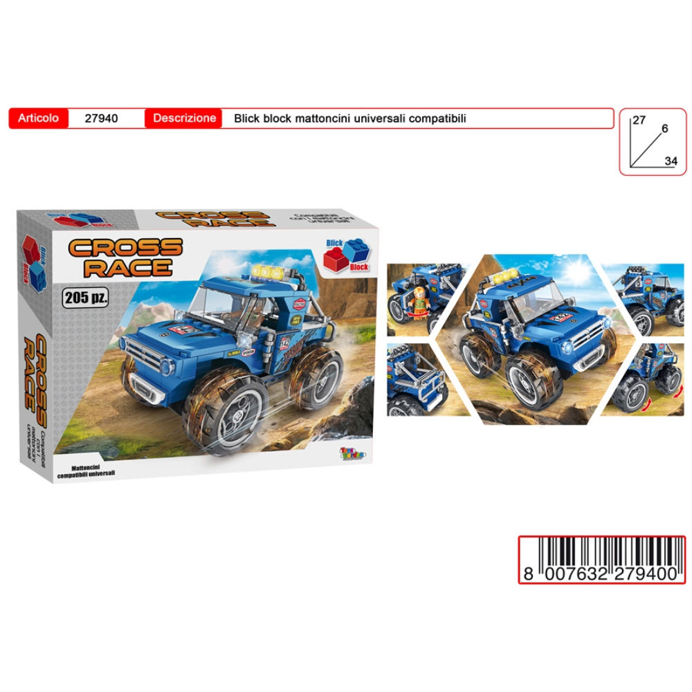 BLICK BLOCK OFF ROAD RACEToys Garden