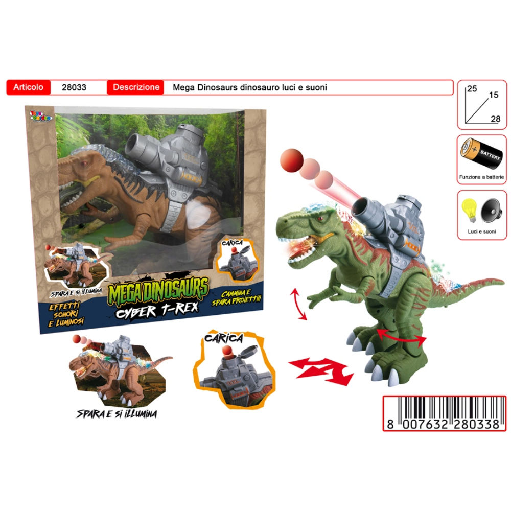 MEGA DINOSAURS CYBER T-REXToys Garden