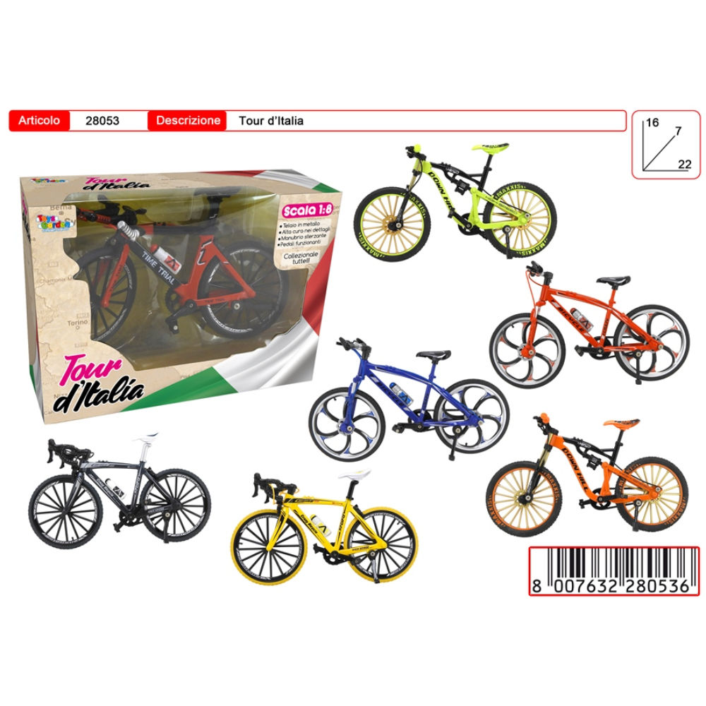 TOUR D ITALIA BICICLETTA 1:8Toys Garden