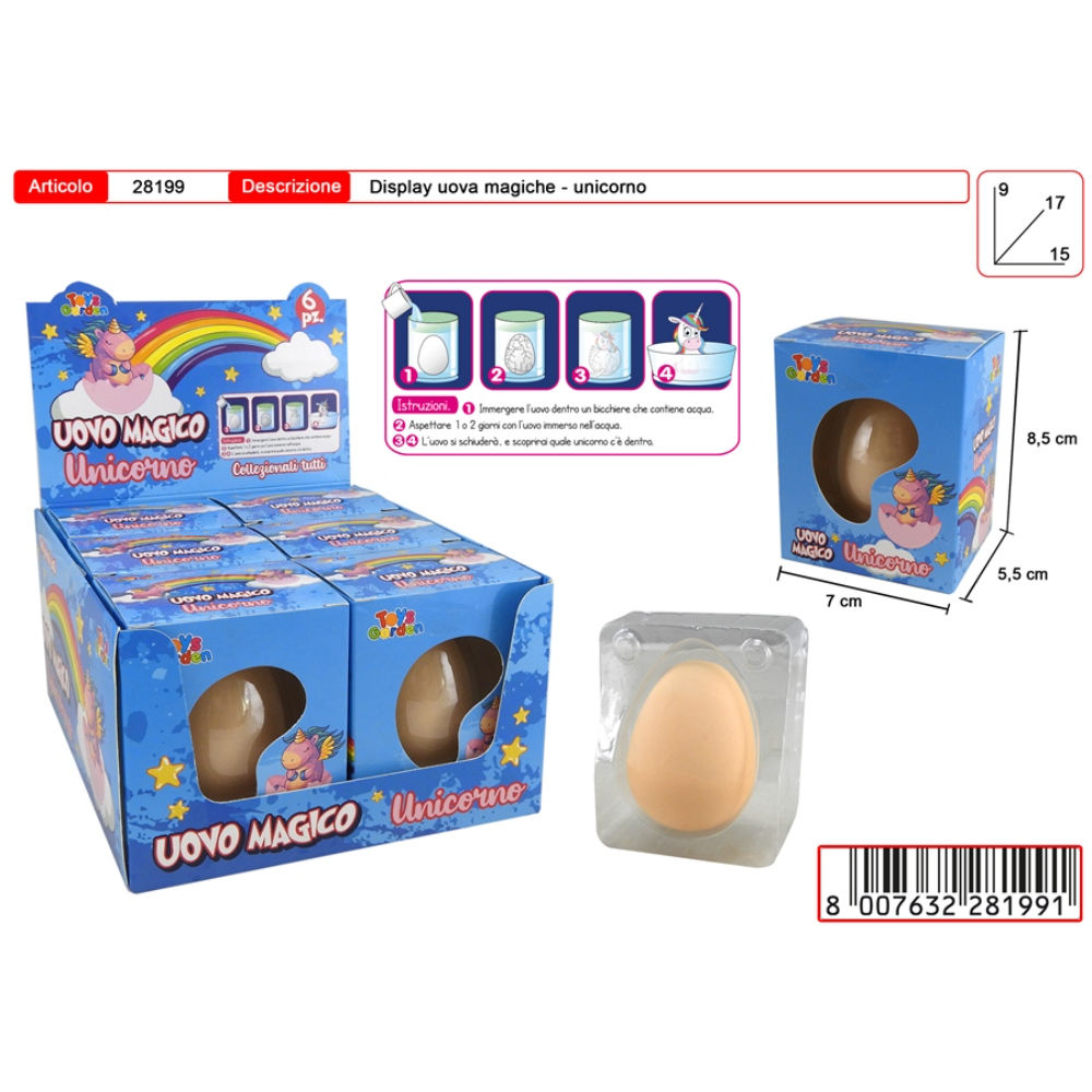 UOVO MAGICO UNICORNO 1PZToys Garden
