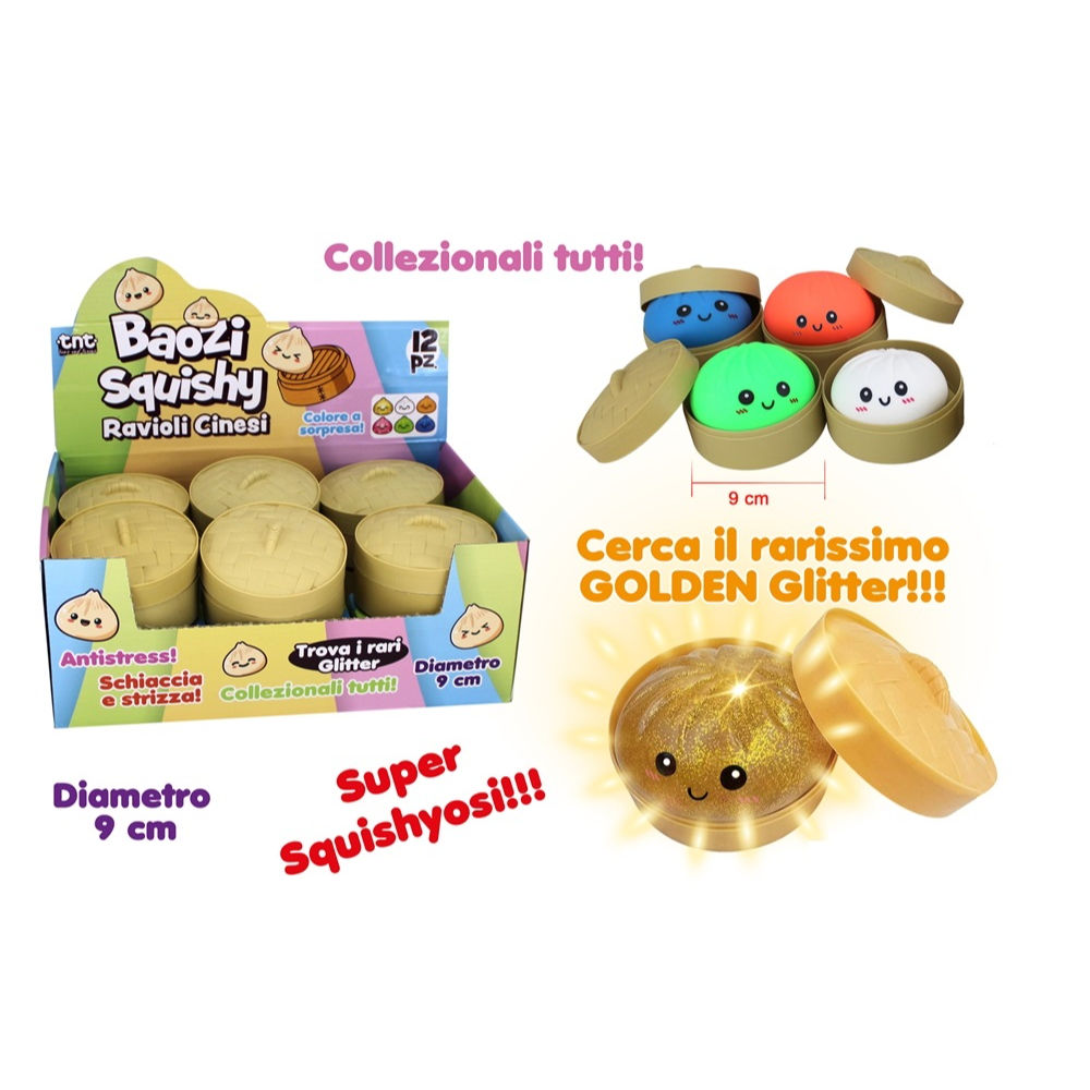 Baozi Squishy - Ravioli Cinesi Antistress - Colori a SorpresaToys Garden