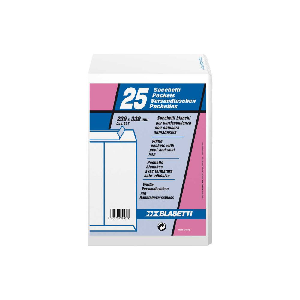 BUSTA MAILPACK 23X33 MONODEX CONF. 25 PEZZI  537Mailpack