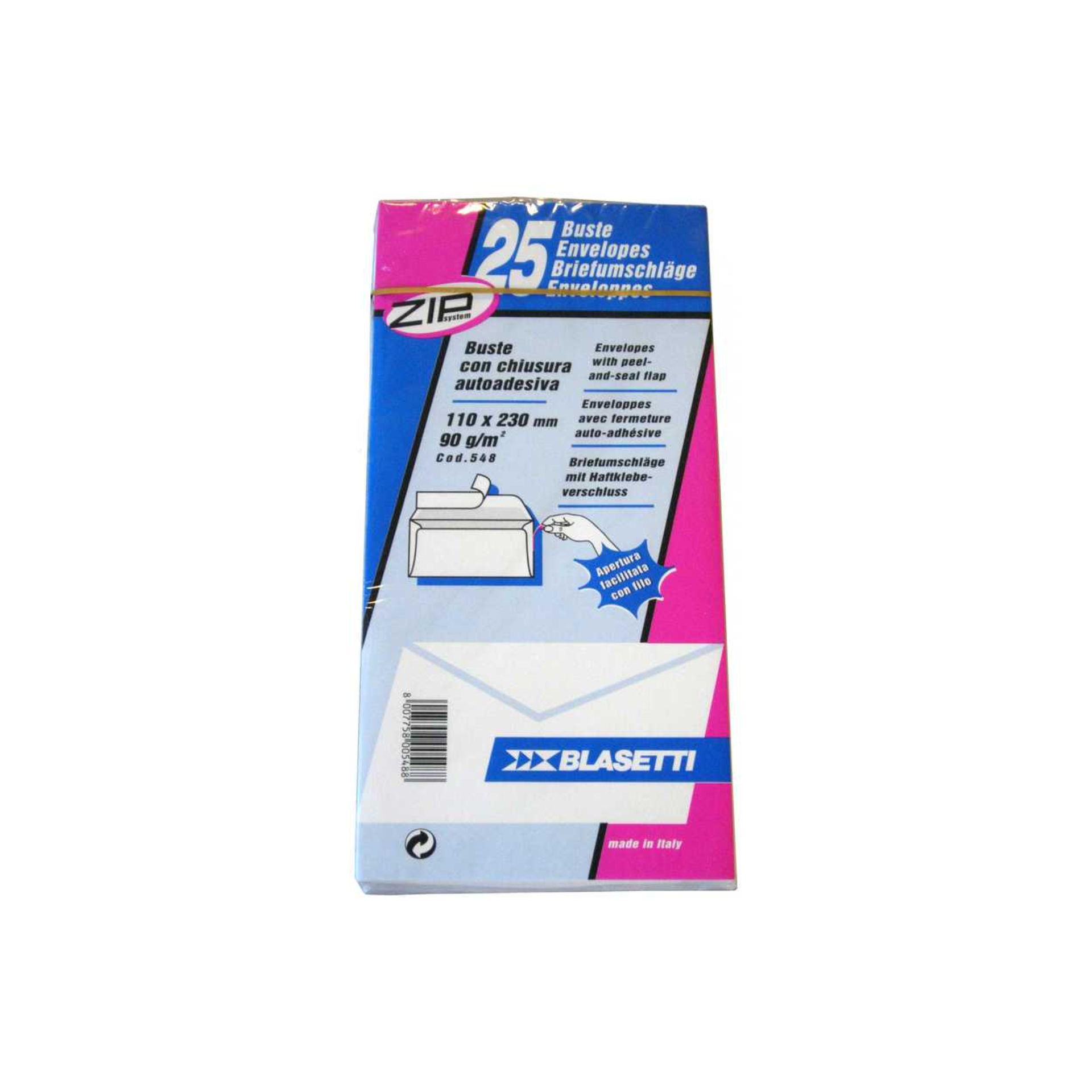 BUSTA MAILPACK 11X23 STRIP ZIP CONF. 25 PEZZI 548Mailpack