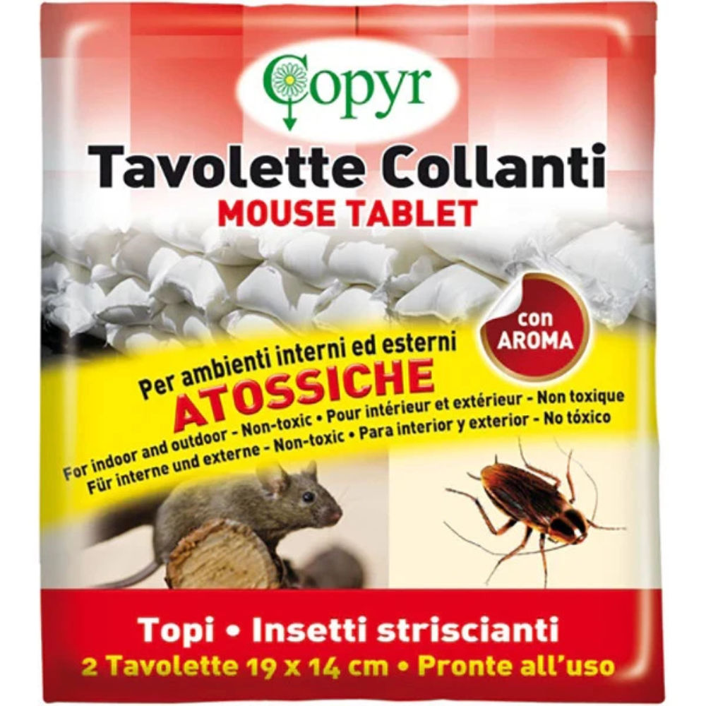 Copyr Tavolette Collanti Atossiche Topi & Insetti Strisicanti - 2pzCopyr