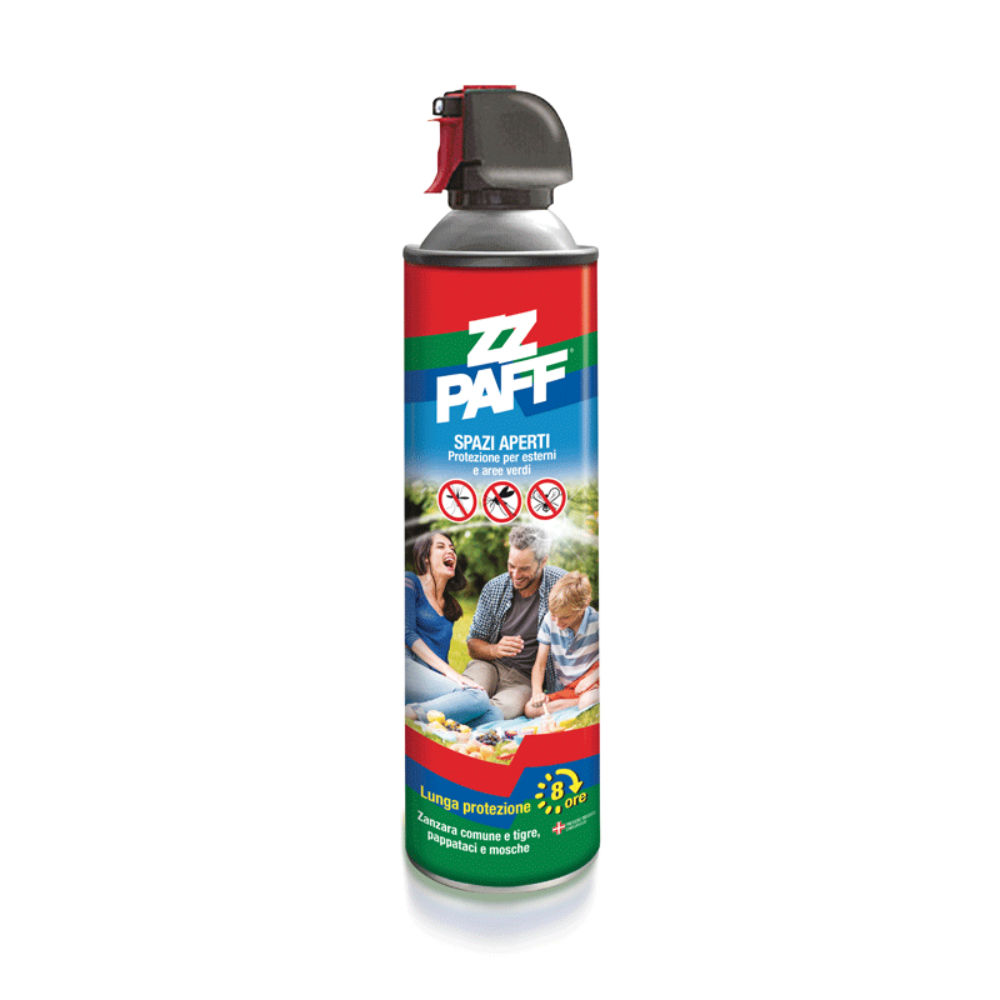 ZZ PAFF SPRAY SPAZI APERTI MOSCHE & ZANZARE - 500MLZz Paff
