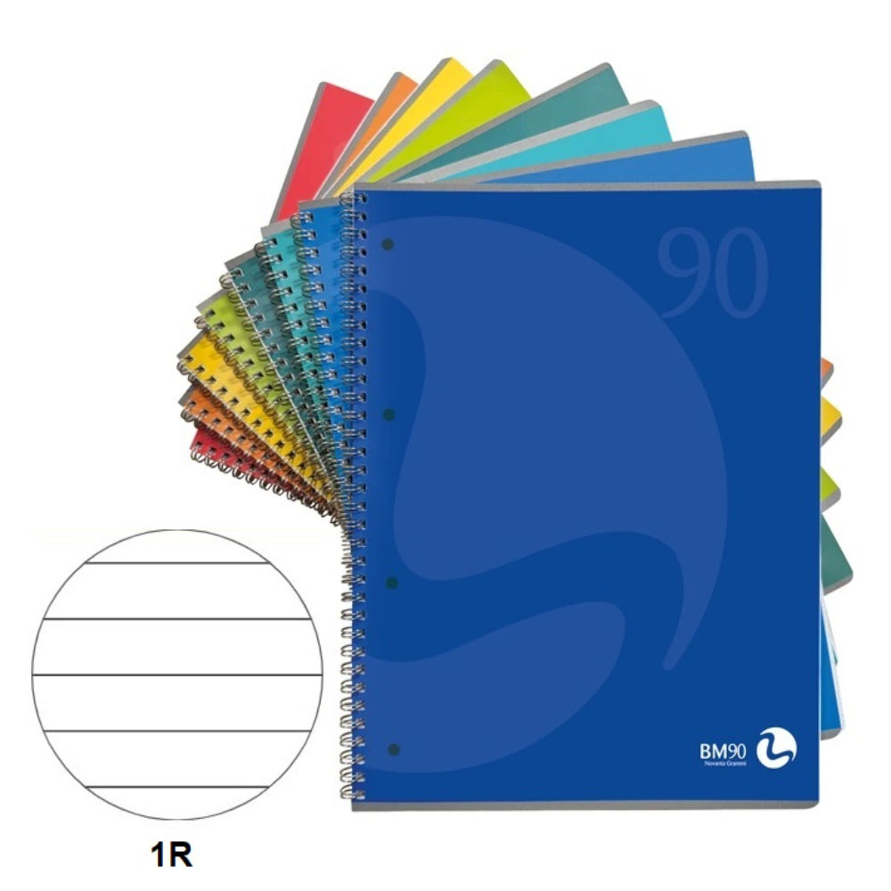 BM QUADERNO SPIRALATO A4 FORATO RIGHE 1RBm Be More