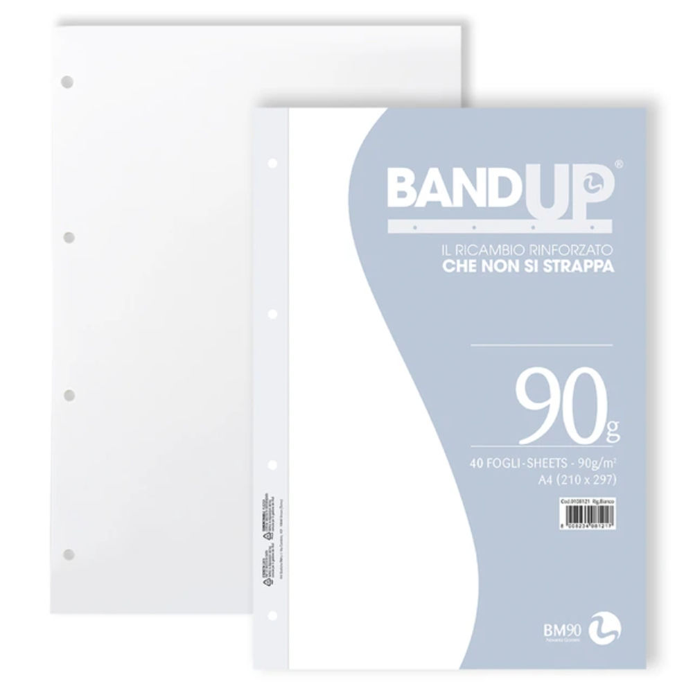 BM RICAMBI RINFORZATI A4 90g/m²- BIANCO 40PZBm Be More
