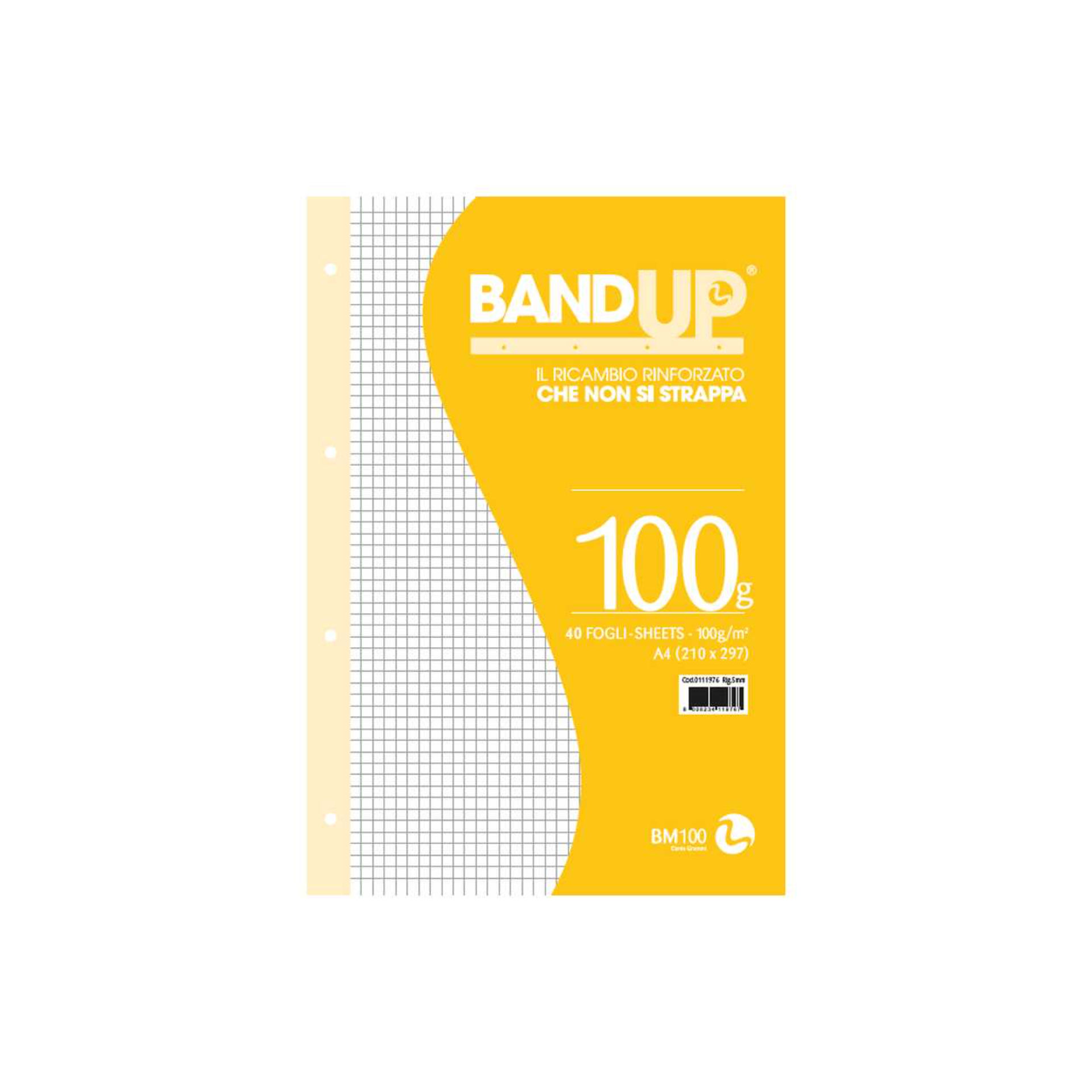 REFIL ANELLO PROTOCOLLO BM GR.100 RINFORZATO 5MMBm