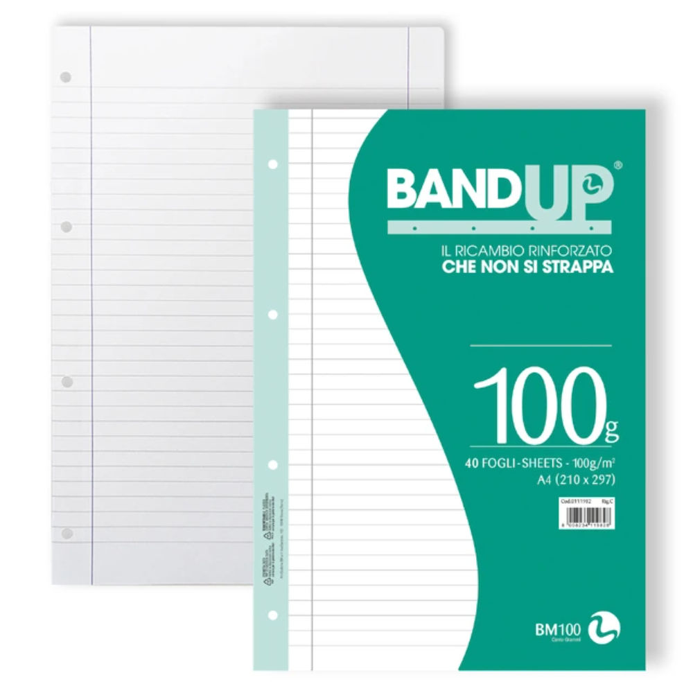 BM RICAMBI RINFORZATI A4 100g/m²- RIGHR C 40PZBm Be More