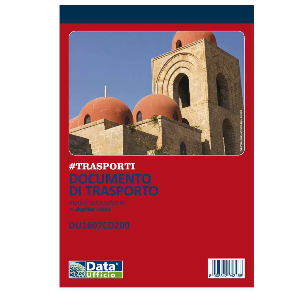 BLOCCO DOCUMENTO DI TRASPORTO AUTORICALCANTIData Ufficio