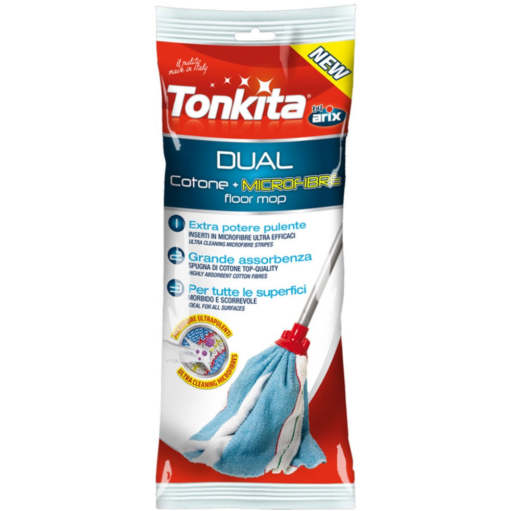 TONKITA MOP DUAL COTONE E MICROFIBRETonkita