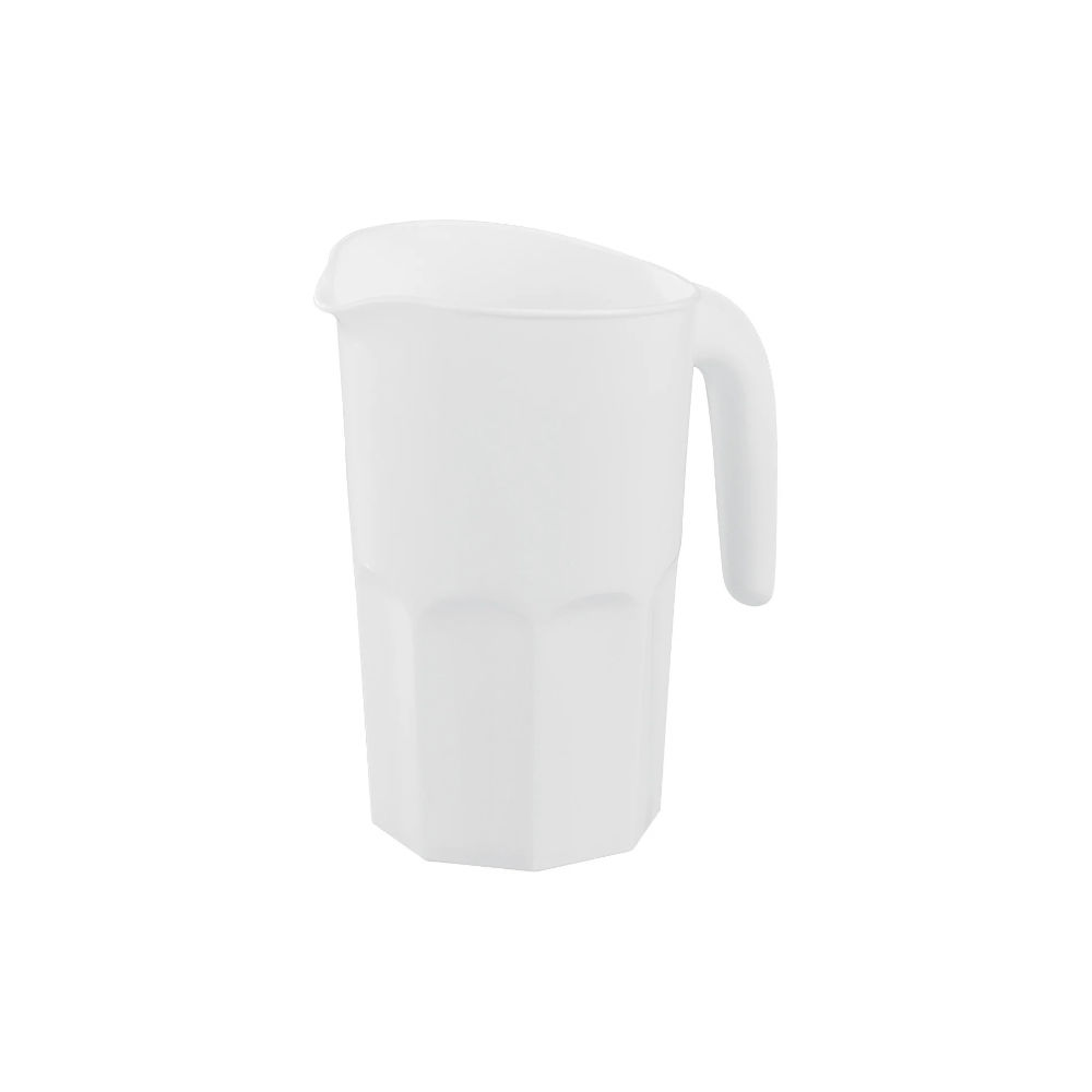 CARAFFA OTTAGONALE 1,75LT      BIANCOTontarelli