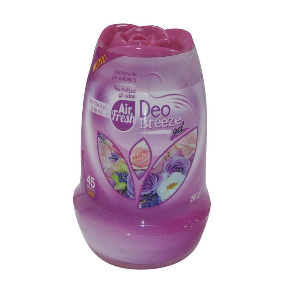 DEO BREEZE GEL - MAGNOLIA E ROSE - 200GAir Fresh