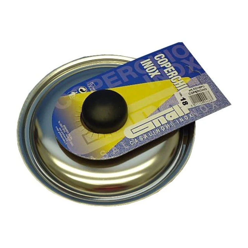 COPERCHIO CM,18 INOX 18/CPOMOLO PLASTICA C/CART, ESPOSITOREGnali