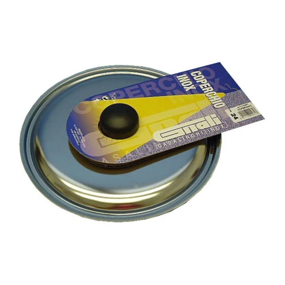 COPERCHIO CM,24 INOX 18/CPOMOLO PLASTICA C/CART, ESPOSITOREGnali