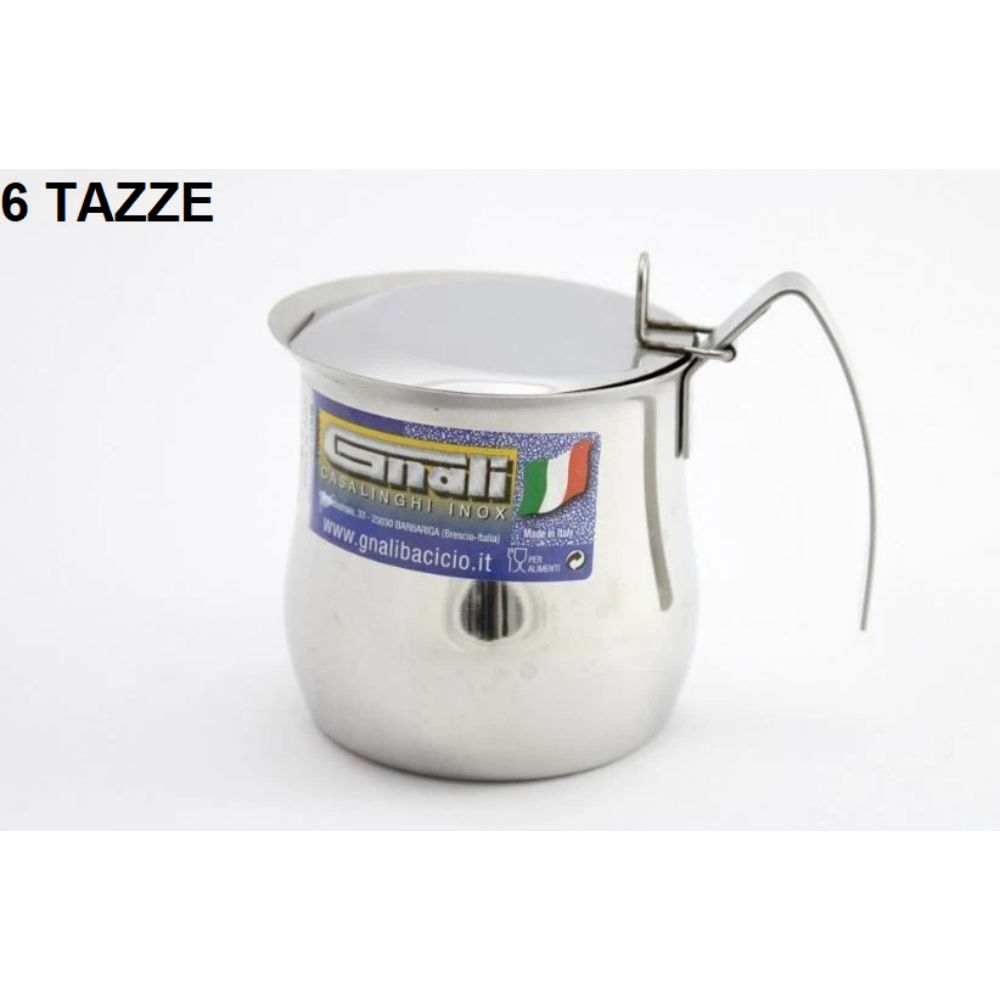 Bricco Latte con Coperchio - 6 TazzeGnali