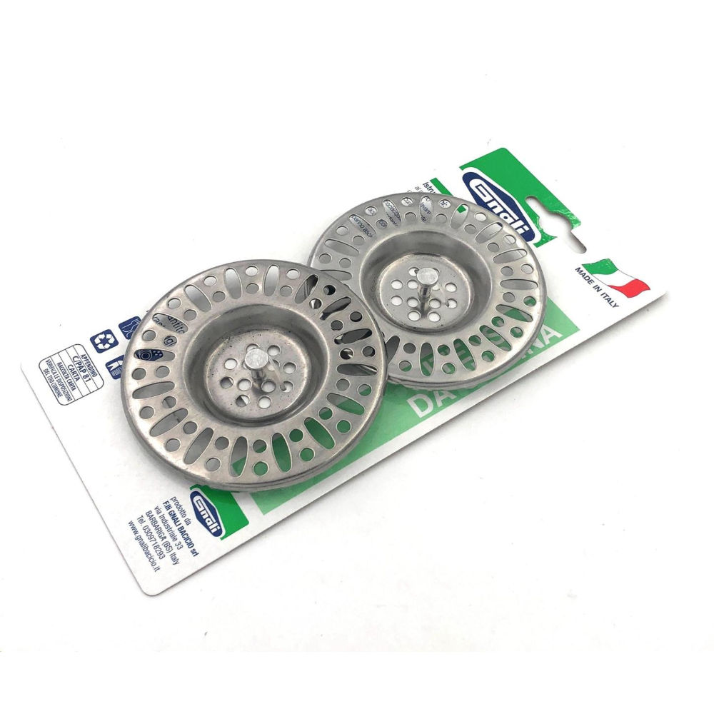 2PZ GRIGLIA LAVELLO INOXC/POMOLO CON CARTONCINO ESPOSITOREGnali