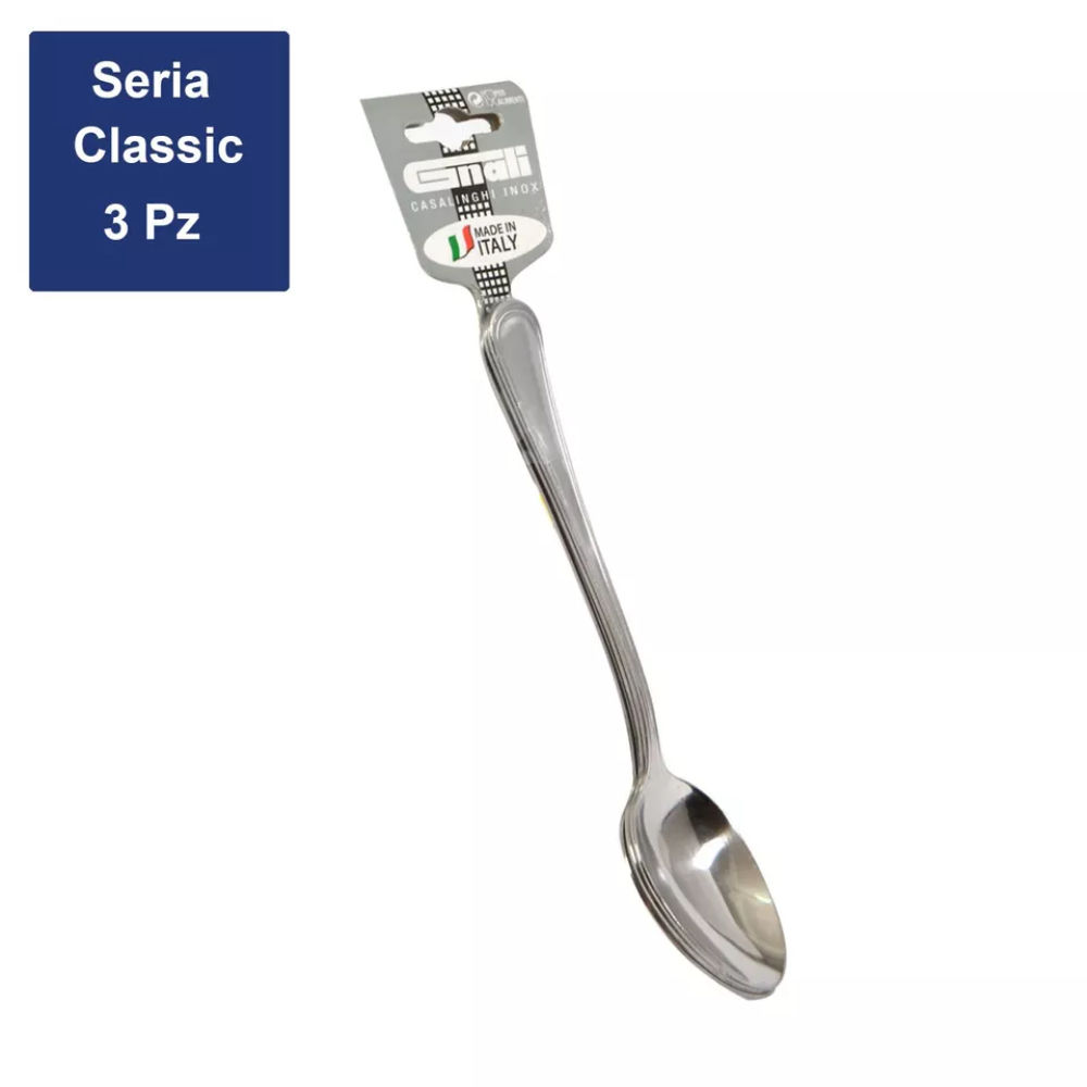 3PZ CUCCHIAIO TAV,CLASSIC 18/CLUCIDO C/PENDAGLIO DA ESPOSIZIGnali