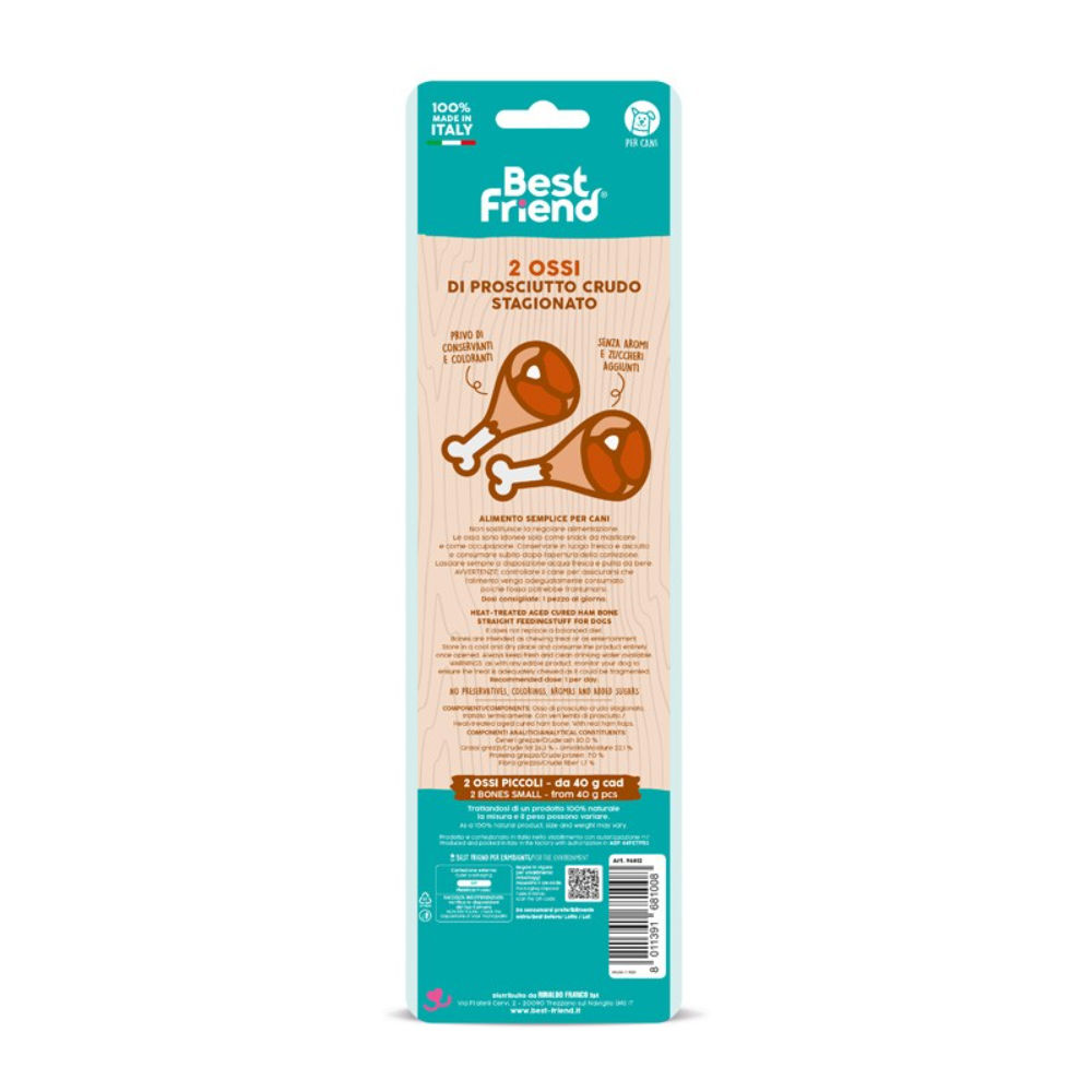 BESTBONE 2 OSSI DI PROSCIUTTO PICCOLI - 80gBest Friend