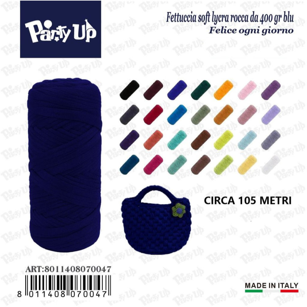 Fettuccia Soft Lycra 400g - BluParty Up