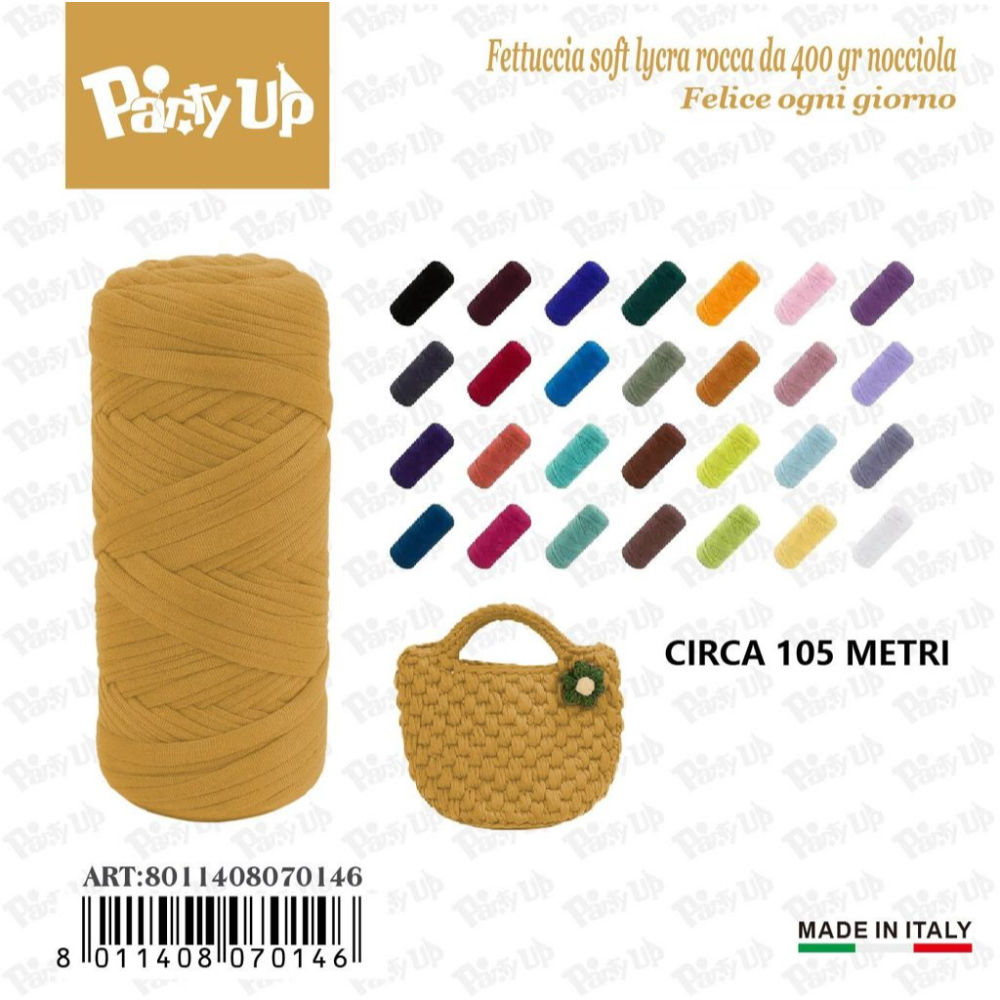 Fettuccia Soft Lycra 400g - NocciolaParty Up